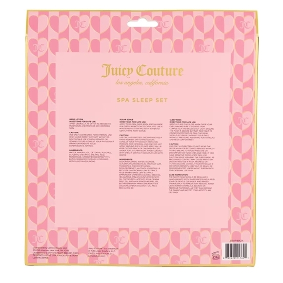 🩷🔹️Juicy Couture🔹️ Sleep Spa Set Vanilla Scrub + Eye Mask + Vanilla Lotion - Picture 5 of 6